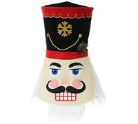 Nutcracker Soldier Hat Walnut Soldier Cap Drum Band Hat Christmas Tree Topper Cap for Holiday Party Ornament Supplies
