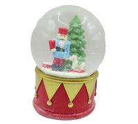 Nutcracker Soldier Snow Globe Christmas 14 CM Glitter Festive Decor Musical