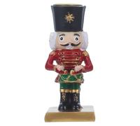 Nutcracker Soldier Taper Candle Holder Resin Christmas Table Centerpiece