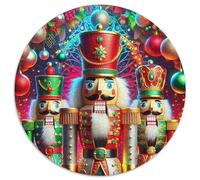 Nutcracker Soldiers 1000 Pieces Jigsaw Puzzles For Adults Challenging Game Stress Relieving Entertainment Exercise The Memory of The Brain For Adults Gifts 1000pcs (67.5x67.5cm)