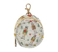 Nutcracker Soldiers Color Newborned Boy Pacifier Holder with Zipper and Clip Coin Purse Change Holder, Small Item Storage pouching