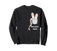 Nutcracker Squad Crew Ballet Shoes In The Pocket Ballerina Sweatshirt