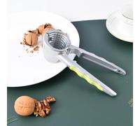 Nutcracker Tool Made From Zinc Alloy With Ergonomic Funnel Design And Anti Slip Teeth For Controlled Cracking Of Walnuts And Pecans(Green)