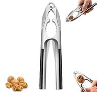 Nutcracker Walnuts,nut Crackers for All Nuts,Comes with Four Fruit Forks, Anti Slip Handle Nut Clip, Ergonomic Handle,Metal Nut Cracker Tool for All Sorts of Nuts, Home Kitchen Parties Tools-A