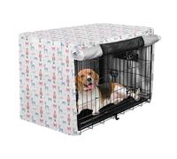 Nutcracker with Bowties Crate Covers for Dog Cages Puppy Kennel Cover Dog Crate Curtains 48 Inch