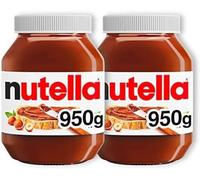 Nutella Chocolate Spread, Hazelnut, for Pancakes, Porridge, Muffins and Party Food, Unique Recipe, Smooth Texture and an Unmistakable Taste, 2 x 950g Jar