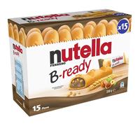 Nutella Ferrero B-Ready Crispy Wafer Stick Bars Chocolate HazelNut Pack 15 x 22g