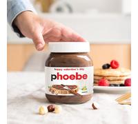 Nutella jar personalised with Name - Valentines Gift - Nutella Gift Set, Hazelnut Spread in Custom Labelled Jar, Gift for Birthdays (450 gram) (Personalised)