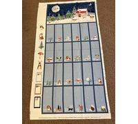 Nutex Fabric - Christmas Eve Advent Calendar Panel to sew