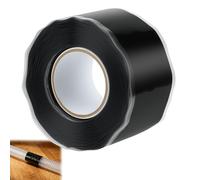 NUTKIT 1PC Repair Sealing Insulation Tape,Self Fusing Silicone Tapes(Black)