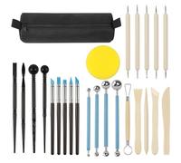 NUTKIT 25PCS Polymer Clay Tools, Modeling Clay Sculpting Tools Set