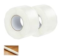 NUTKIT 2PC Repair Sealing Insulation Tape,Self Fusing Silicone Tapes(White)