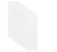 NUTKIT 320 Pcs Mounting Putty, Double Sided Adhesive Sticky Dots, No Trace Removable Museum Putty, Clear Waterproof Glue Dots for Wall Pictures Hanging, Home Office School Decor（Hand-torn, 13 * 8mm）