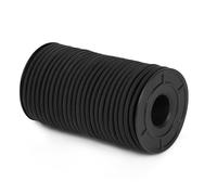 NUTKIT Bungee Cords, 5mm x 20M Elastic Shock Cord, Heavy Elastic Bungee Rope Shock Cord for Trailer, Tarpaulin, Tent Pole, Kayak and Backpack DIY Projects - Black