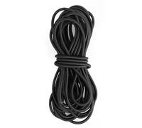 NUTKIT Bungee Cords, 8mm x 10M Elastic Shock Cord (Black)