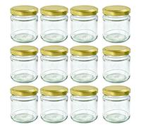 Nutley’s 100ml Round Gold Jam Jars (Pack of 12)