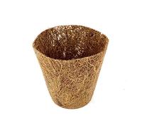 Nutley's 8cm Coco Fibre Coir Biodegradable Reusable Easy Transplant Flexible Plant Pots (6)