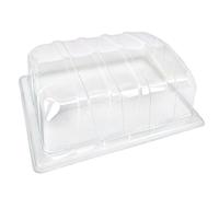 Nutley's Clear Plastic Half Size Seed Propagator Lids (Pack of 10), British Made