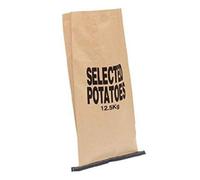 Nutley's Kitchen Gardens Nutley's 12.5Kg Potato Sack Full Sized Brown 3Ply Paper Vegetable Produce Storage Bag Strong Recycleable - Pack Of 1