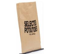 Nutley's Kitchen Gardens Nutley's 12.5Kg Potato Sacks Full Sized Brown 3Ply Paper Vegetable Produce Storage Bags Strong Recycleable - Pack Of 25
