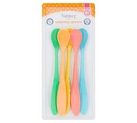 Nutmeg Baby Weaning Spoons 4+ Months 5 Pack