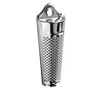 Nutmeg Grater With Storage, Ginger Garlic Kitchen Planer Lemon Hand Held Stainless Steel Nutmeg Grater Nut(silver,size:13.952.3 cm)