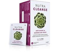 Nutra Tea NUTRACLEANSE - Detox Tea|Cleanse Tea - Helps Relieve Constipation & Encourage Digestion With Dandelion Root, Artichoke & Milk Thistle - 40 Individual Wrapped Bags - Herbal Infusion (2 Pack)