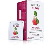 Nutra Tea NUTRAFLOW - UTI Tea & Urinary Infection Tea | Cystitis Teas, Eases Urinary Tract Discomfort. Includes Cranberry & Uva Ursi - 20 Individual Wrapped Bags - Herbal Infusion (1 Pack)