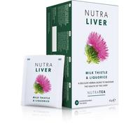 Nutra Tea NUTRALIVER - Liver Support Tea - Liver Detox - Providing A Cleanse, Detox And Repair - 120 Individual Wrapped Bags - Herbal Infusion - 6 Pack