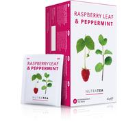 Nutra Tea - Raspberry Leaf & Peppermint Tea - Raspberry Leaf Tea For Pregnancy & Expectant Mothers - 40 Tea Bags - Herbal Tea - (2 Pack)