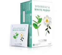 Nutra Tea Spearmint & White Peony - Spearmint Tea For Pcos | White Peony Tea For Digestion & Women's Health - 120 Individually Wrapped Bags - Herbal Infusion (6 Pack)