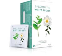 Nutra Tea Spearmint & White Peony - Spearmint Tea For Pcos | White Peony Tea For Digestion & Women's Health - 20 Individually Wrapped Bags - Herbal Infusion (1 Pack)