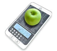 NUTRA TRACK Mackie Scientific MINI Digital Precision Food Scale calorie, carbohydrate, fat, salt, protein, cholesterol and fibre intakes
