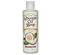 Nutrabolics Pure Coconut Oil Soap, Unscented, 8 Fluid Ounce