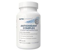 Nutraconcepts Antioxidant Complex - CoQ10, Astaxanthin, Glutathione & Alpha Lipoic Acid - 24 Nutrients - Cell Protection, Skin & Energy - 60 Vegan Capsules - Practitioner Grade - Made in UK