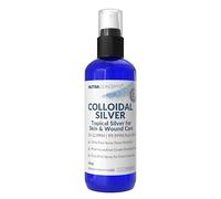 Nutraconcepts Colloidal Silver Spray - 50ml - 10-12 PPM - 99.999% Pure Silver - Natural Topical Antimicrobial for Skin, Wounds & Burns - Ultra-Fine Nano Particles - Safe for Humans & Pets - Made in UK