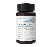 Nutraconcepts Liposomal CoQ10 - High Strength Energy Complex - CoQ10 200mg & D-Ribose 514mg - LipoCellTech™ Absorption Formula - Ubiquinone - 60 Vegan Capsules - Zero Fillers - Made in UK