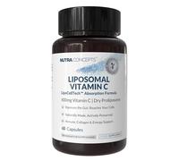 Nutraconcepts Liposomal Vitamin C - LipoCellTech™ Absorption Formula - 600mg Per Capsule - Dry Proliposome - Non-GMO Sunflower Phospholipids - Zero Fillers - 60 Vegan Capsules - Made in UK