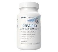 Nutraconcepts Repairex - Joint, Gut & Connective Tissue Support - OptiMSM™ 1050mg & Humic Acid 300mg - Lactobacillus Rhamnosus - Lauric Acid - 90 Vegan Capsules - Practitioner Grade - Made in UK