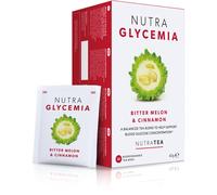 NUTRAGLYCEMIA - Blood Glucose Tea | Diabetes Tea - For Blood Sugar Control & Diabetics - Includes Bitter Melon (Karela), Ceylon Cinnamon & Fenugreek -