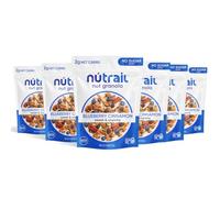 NuTrail Nut Cereal, Blueberry Cinnamon, No Added Sugar, Gluten Free, Grain Free, Keto, Low Carb, Healthy Breakfast Cereals, 8 Ounces (Pack of 6)