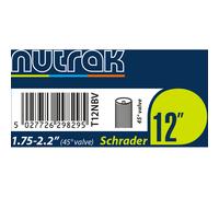 Nutrak Schrader inner Tube with 45 Degree Bent Valve - 12 x 1.75 one size