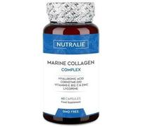 Marine Collagen Pure Hydrolysed - Hyaluronic Acid + Q10 VIT C E - Skin Joints Hair - Award 2023 - High Strength Supplements for Women & Men - Collagen Complex - 60 Capsules Nutralie