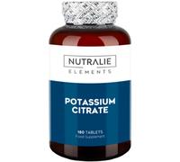 Potassium - Potassium Citrate - High Dose - 2880mg - Element Pure Potassium +1000mg - Muscle - Potassium Citrate - 180 Tablets - Nutralie