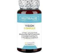 Vision Complex Lutein + Zeaxanthin + Astaxanthin - Vitamins C E and A - Complex 18 Ingredients with Zinc Selenium Copper Lycopeno + Thiamine Riboflavin - 60 Capsules Nutralie