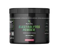 Nutrality Electrolytes Powder 350g | Vegan | Sugar, Calcium & Artificial Flavour Free | Keto, Paleo Rehydration | 1000mg Sodium, 200mg Potassium & 60mg Magnesium | 50 Servings | Watermelon