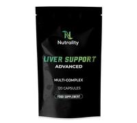 Nutrality Liver Detox and Repair Supplement 120 Capsules | Complete Liver Support with Vitamin C and D3 | 120 Vegan Capsules | 60 Day Supply
