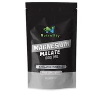 Nutrality Magnesium Malate Supplement 1000mg | Vegan | 180 Capsules