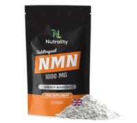 Nutrality NAD Supplement 1000mg | NMN Booster for Energy | Cellular Health & Healthy Aging | 60g Sublingual Powder | Boosts NAD+ for Anti-Aging, Energy, Cellular Health & Longevity | Sustained Release