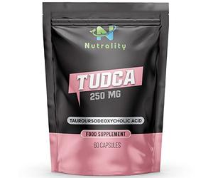 Nutrality Tudca Supplement 250mg | Bile Salts & Liver Support Cleanse Detox & Repair | Brain, Metabolism, & Gut Health | Mitochondria & Digestion Booster | Gallbladder Supplements | 60 Vegan Capsules